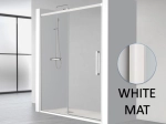 Paroi de douche coulissante, L. 90 à 220 cm, Hauteur 150 à 220 cm, fabrication sur mesure, verre de sécurité et traité anti-calcaire, garantie 5 ans, LIVRAISON OFFERTE